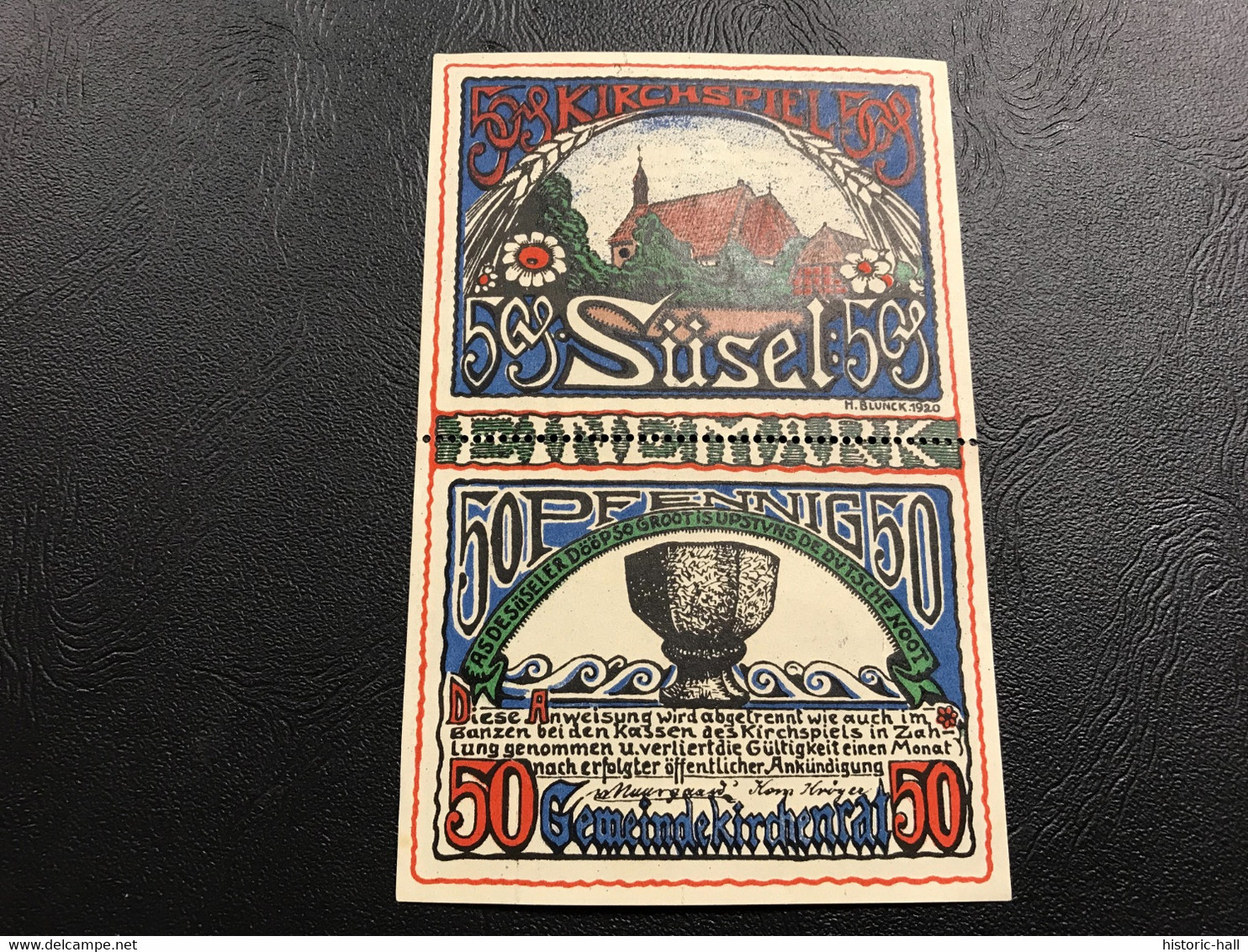 Notgeld - Billet Necéssité Allemagne - 2 X 50 Pfennig - Süsel - 4 Novembre 1920 - Ohne Zuordnung
