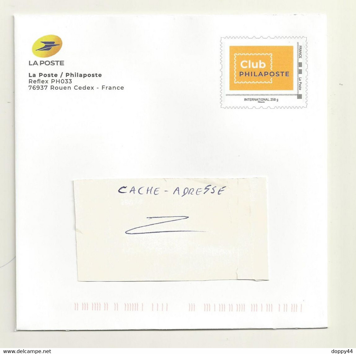 PAP LA POSTE CLUB PHILAPOSTE  LOT 336375  Format 16,5 X 16,5 Cm - Official Stationery