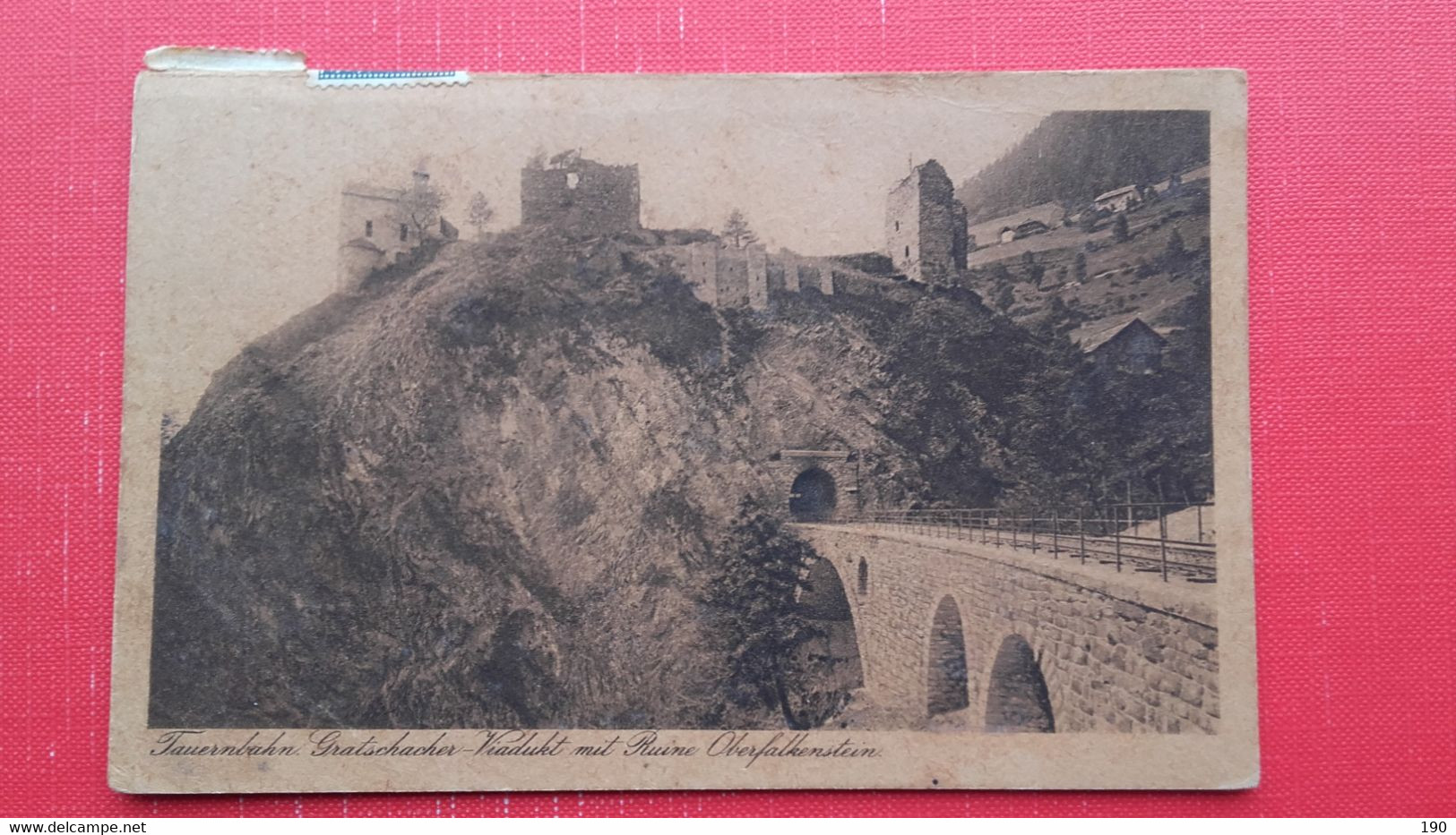 Tauernbahn.Gratschacher Viadukt Mit Ruine Oberfalkenstein - Obervellach