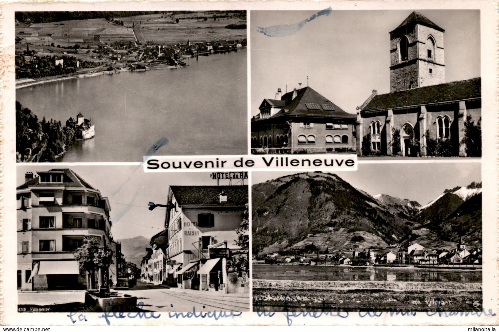 Souvenir De Villeneuve - 4 Bilder - Villeneuve