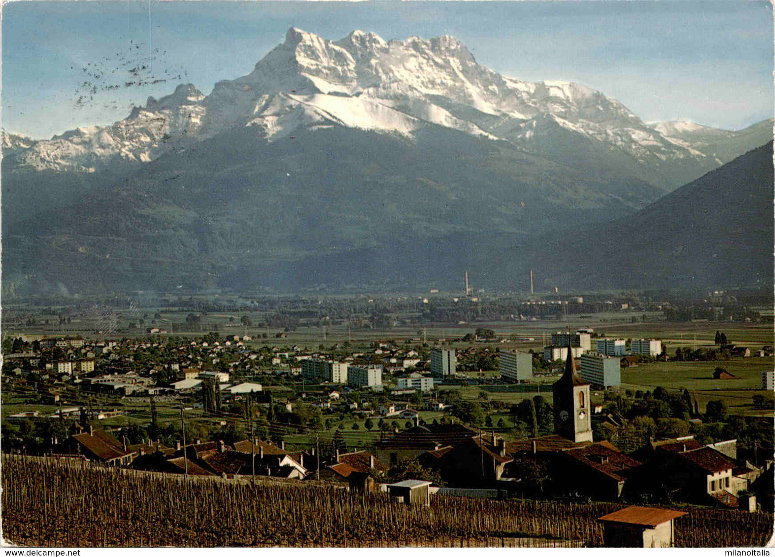 Aigle, Yvorne Et Les Dents Du Midi (9695) * 6. 4. 1981 - Yvorne