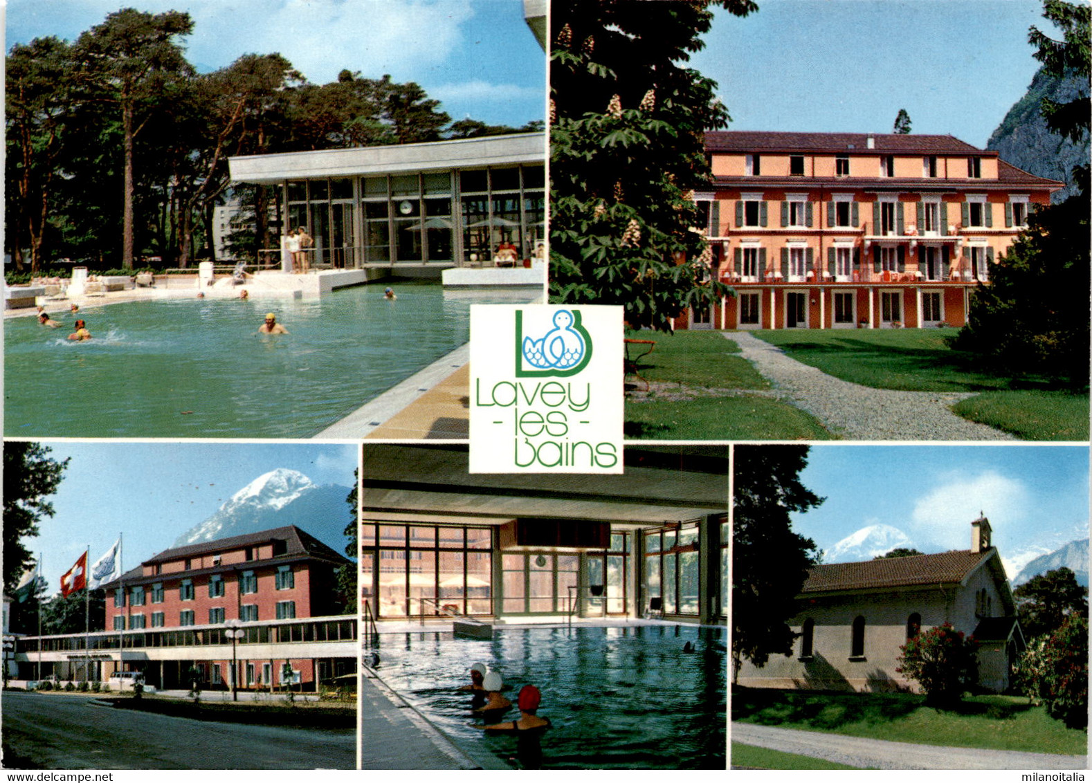 Lavey-les-Bains - 5 Bilder (8840) * 26. 1. 1983 - Lavey