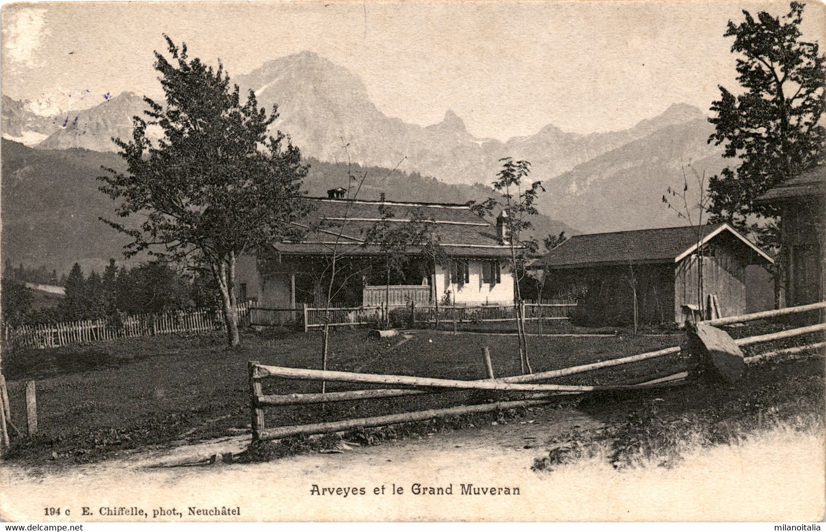 Arveyes Et Le Grand Muveran (194) * 30. 5. 1916 - Sonstige & Ohne Zuordnung