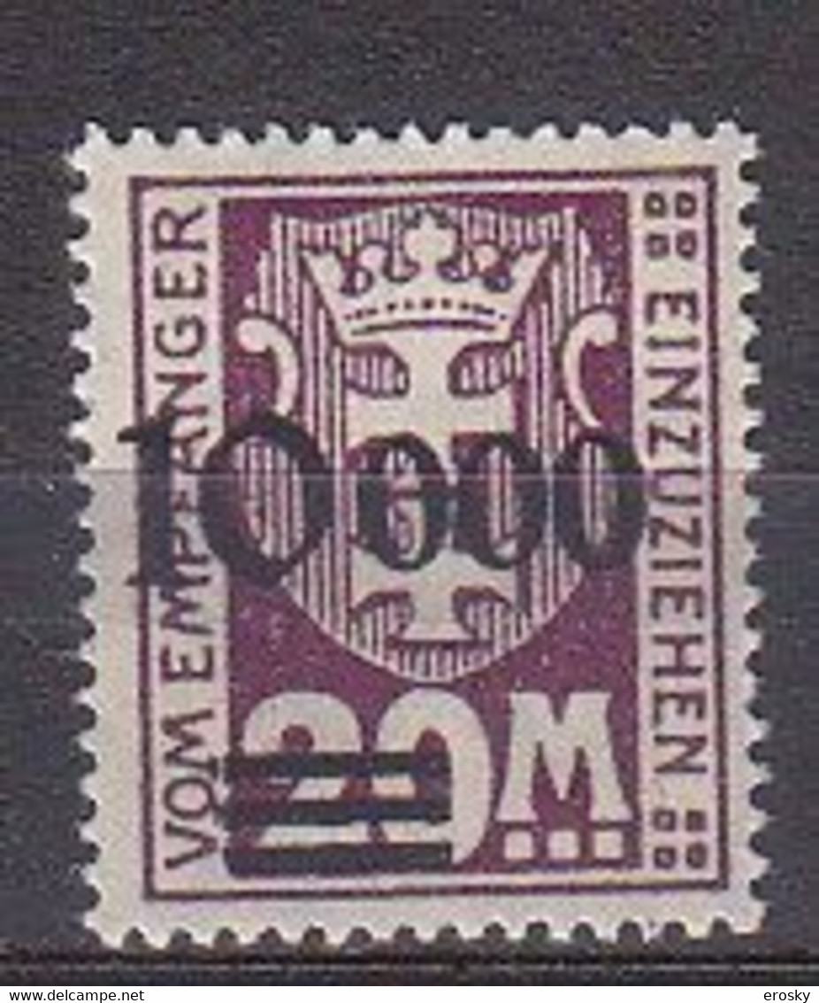 N0262 - DANTZIG TAXE Yv N°21 * - Altri & Non Classificati