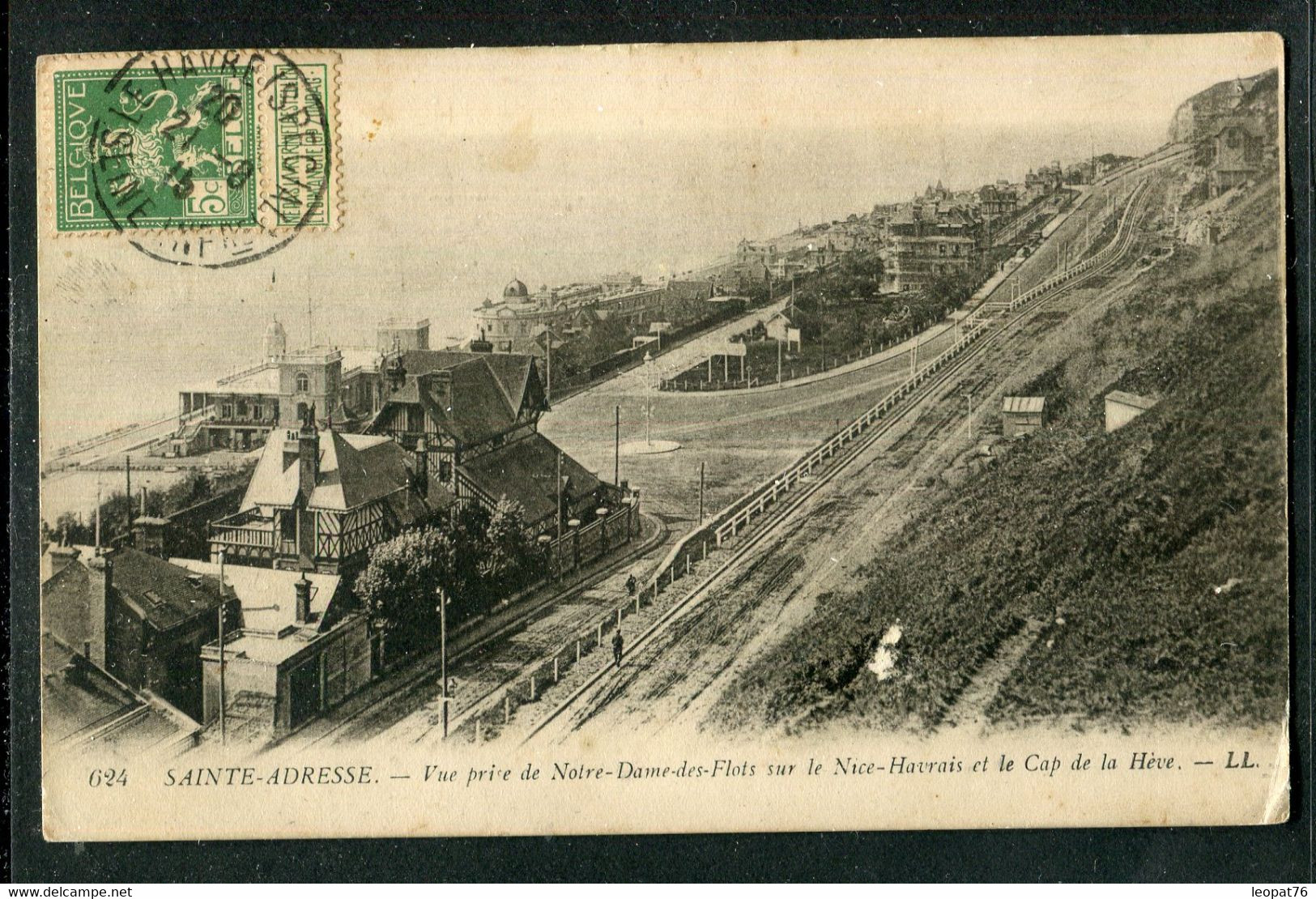 Belgique - Affranchissement Du Havre Een 1915 Sur Carte Postale ( Gouvernement En Exil ) - Réf J 4 - Other & Unclassified