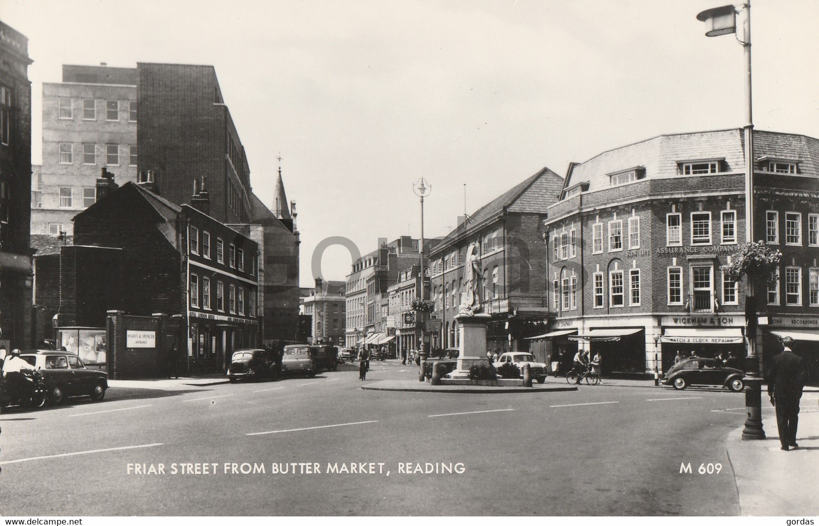 UK - England - Reading - Friar Street From Butter Market - Sun Life Assurance Company - Reading