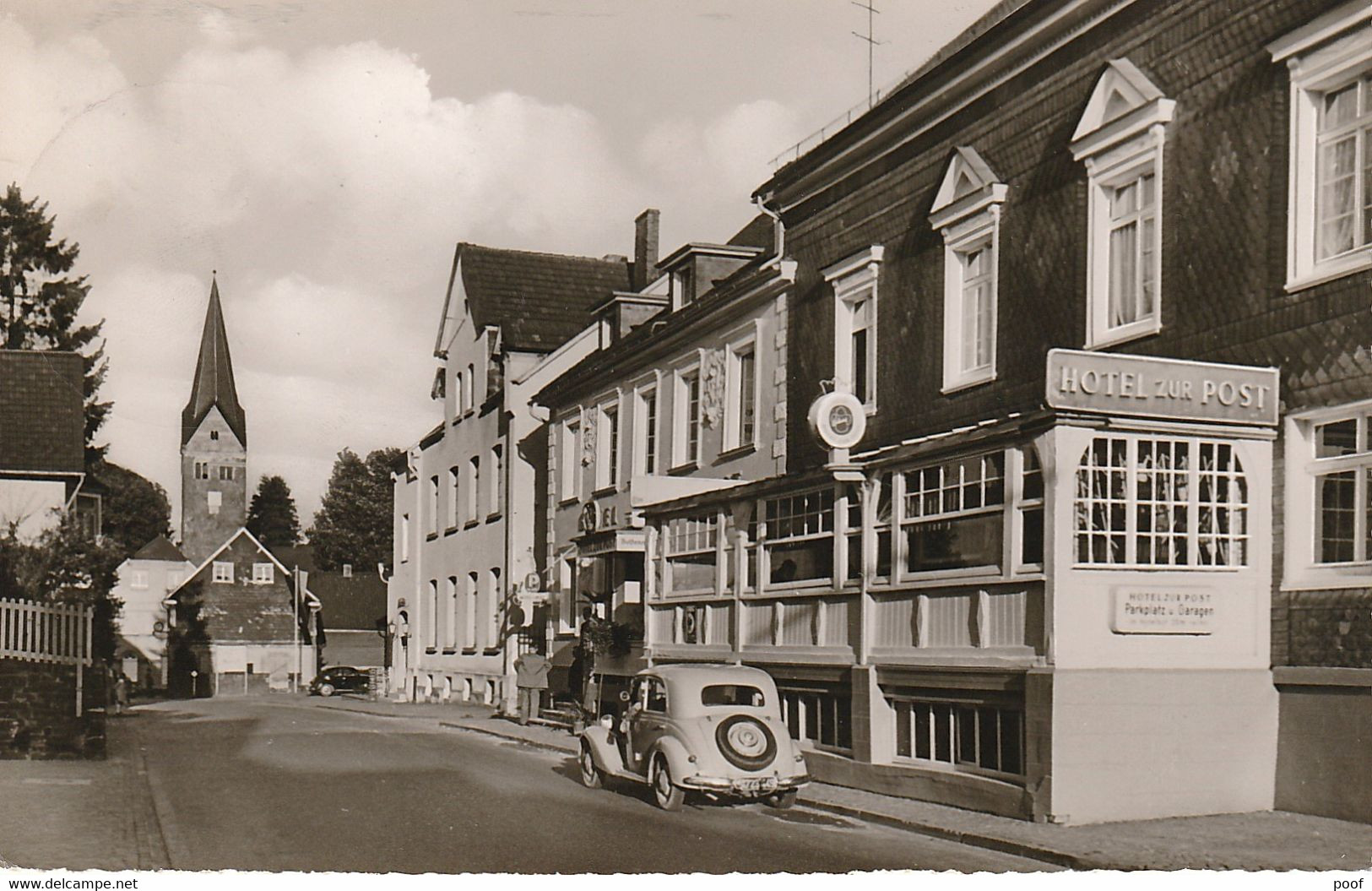 Wiehl : Hotel Zur Post --- 1963 - Wiehl