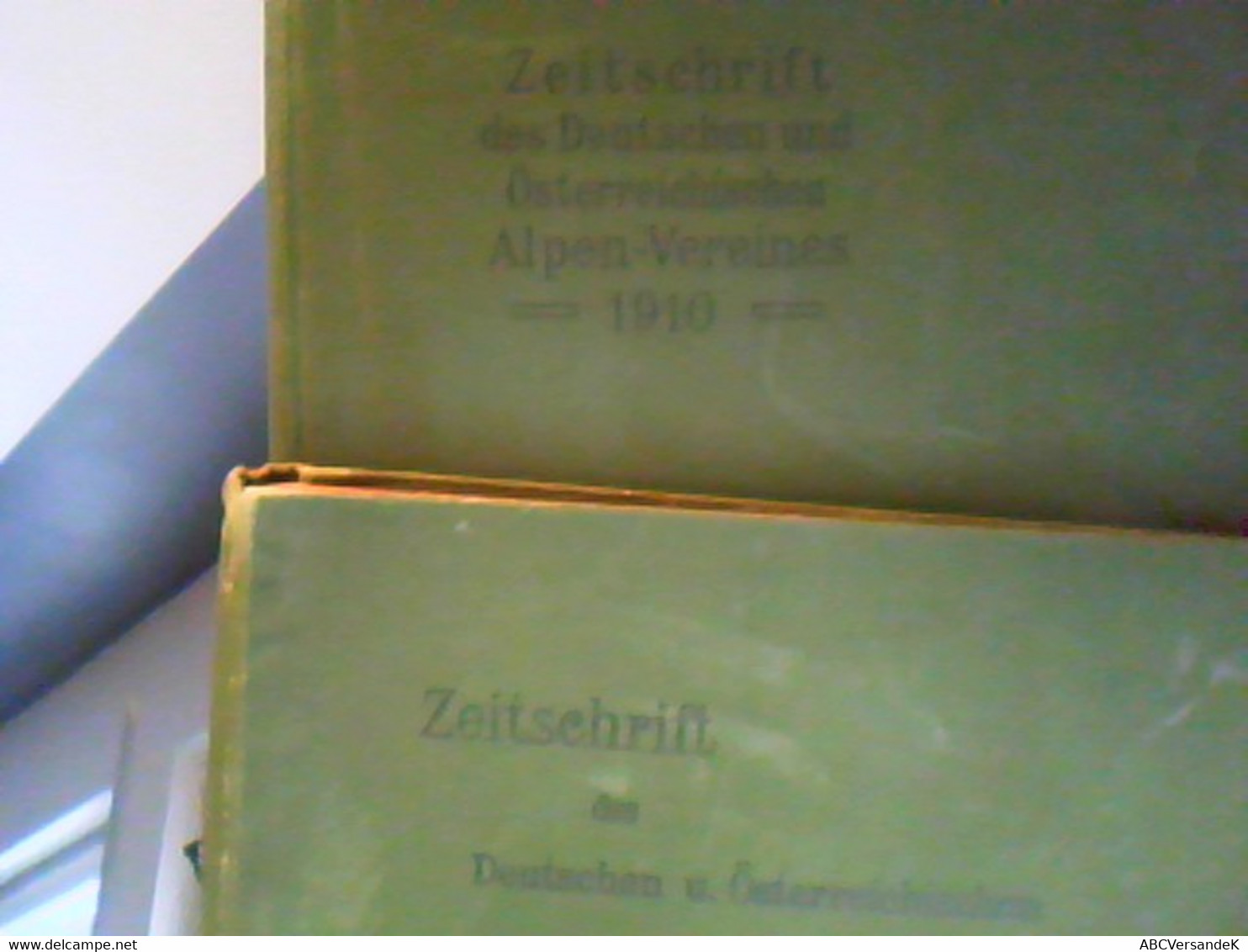 4 Bände: Zeitschrift Des Deutschen Und Österreichischen Alpenvereins 1907-1908-1909-1910 - Autres & Non Classés