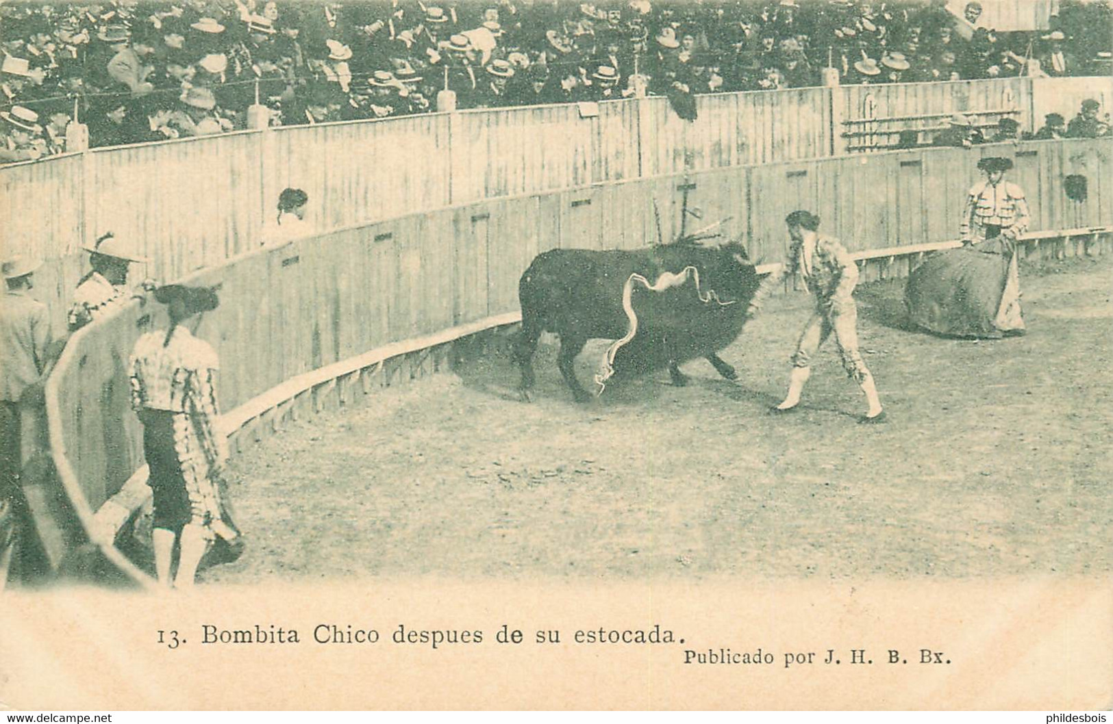 CORRIDA   Bombita Chico Despues De Su Estocada - Corridas