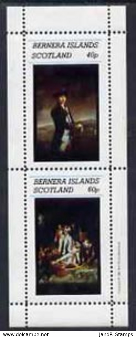Bernera 1981 Paintings Of Nelson Perf  Set Of 2 Values (40p & 60p) MNH - Local Issues