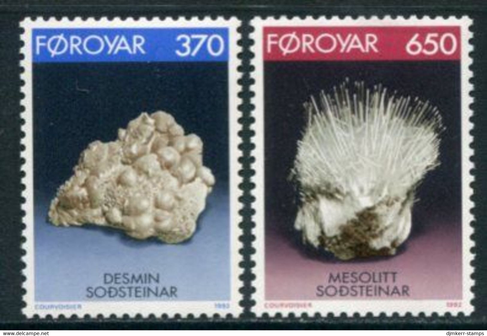 FAROE IS. 1992 Minerals MNH / **.  Michel 237-38 - Faroe Islands