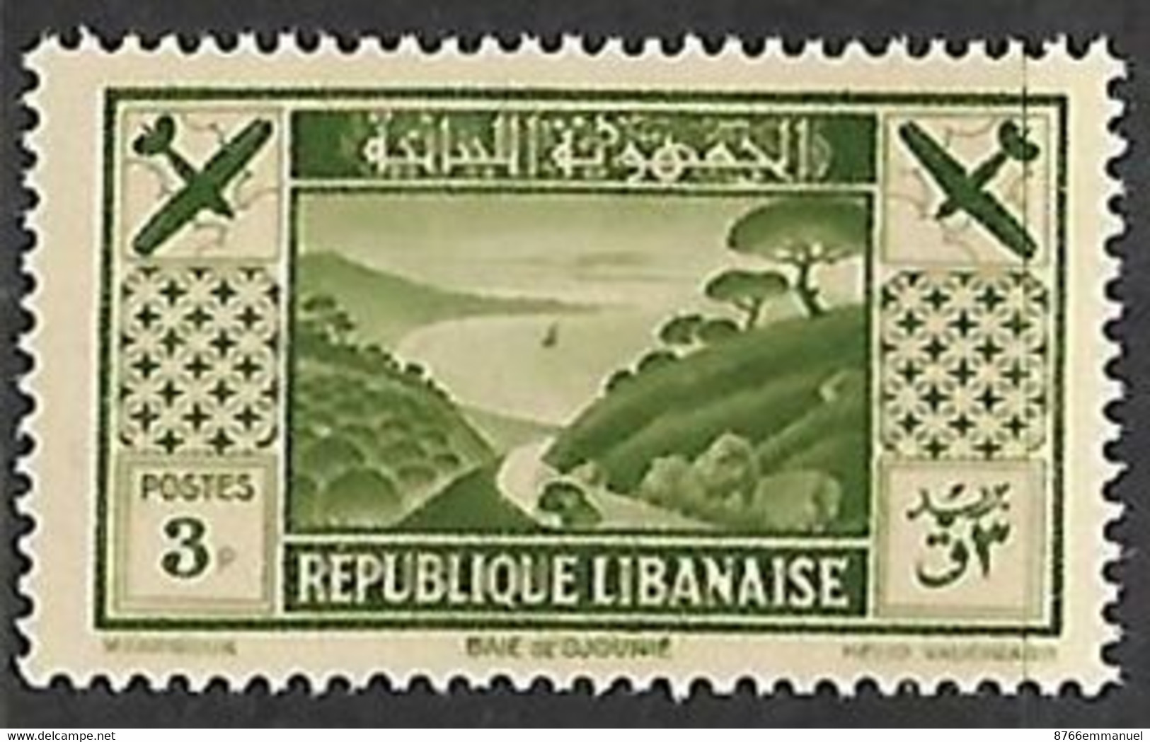 GRAND LIBAN AERIEN N°52 N* - Luftpost