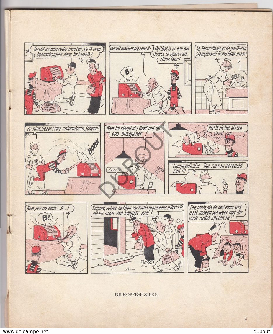 Stripverhaal De Grappen Van LAMBIK - W. Vandersteen - 1ste Druk - 1955 (V751) - Suske & Wiske
