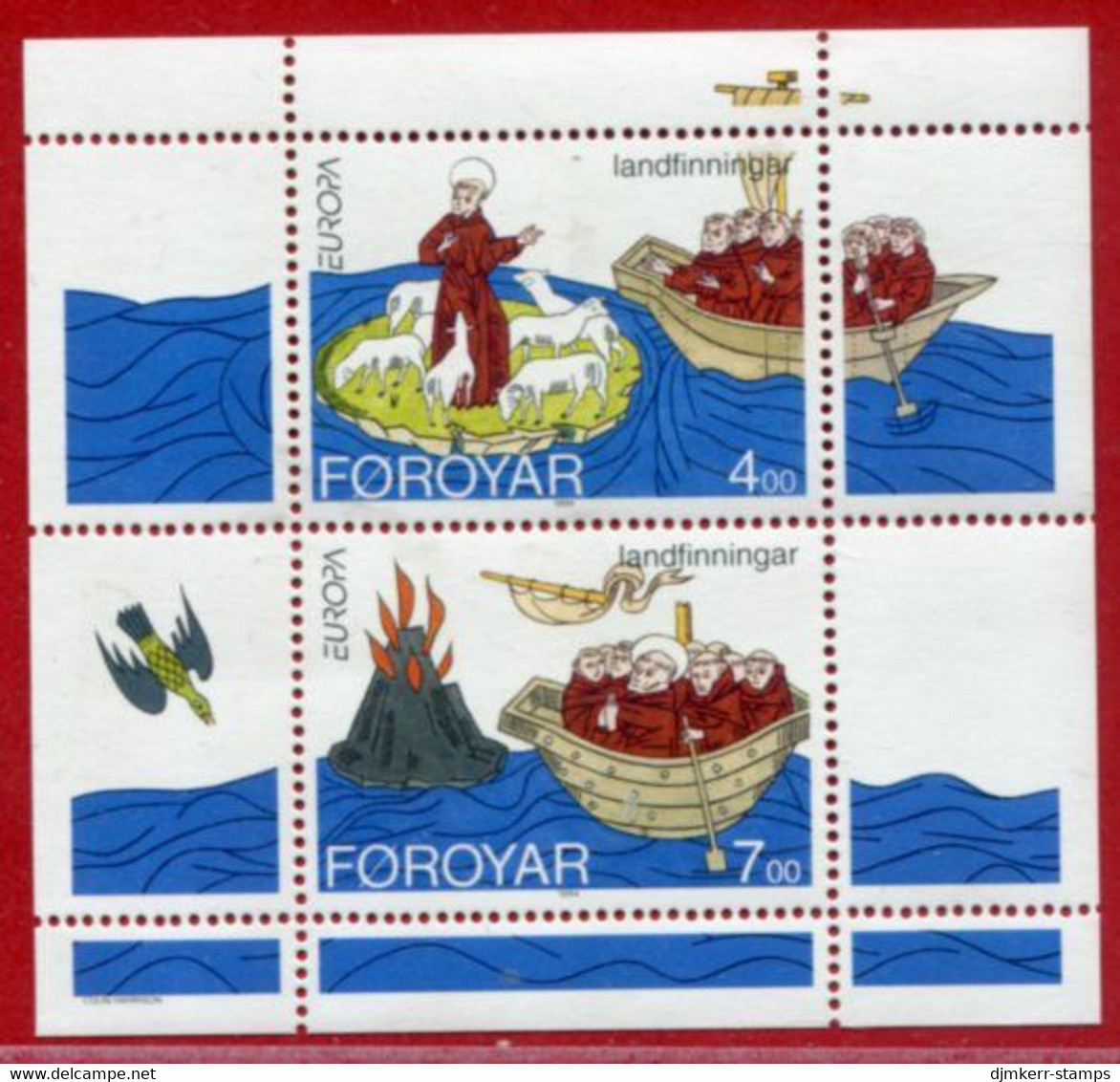FAROE IS. 1994 Europa: Discoveries Block MNH / **.  Michel Block 7 - Faroe Islands
