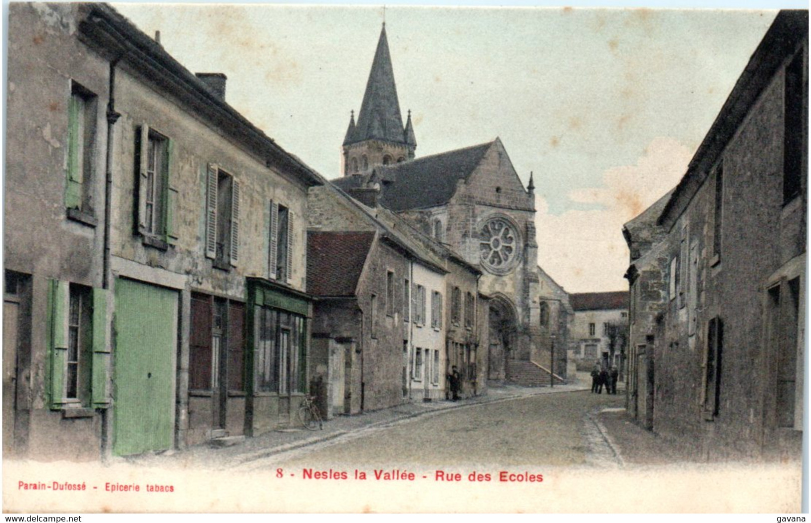 95 NESLES-la-VALLEE - Rue Des Ecoles - Other & Unclassified