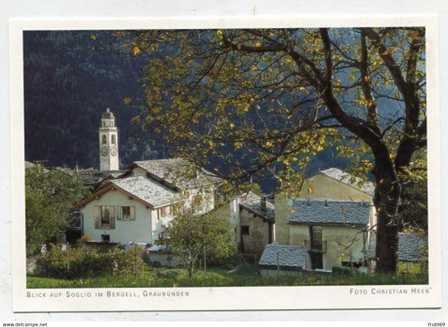 AK 028965 SWITZERLAND - Blick Auf Soglio Im Bergell - Soglio