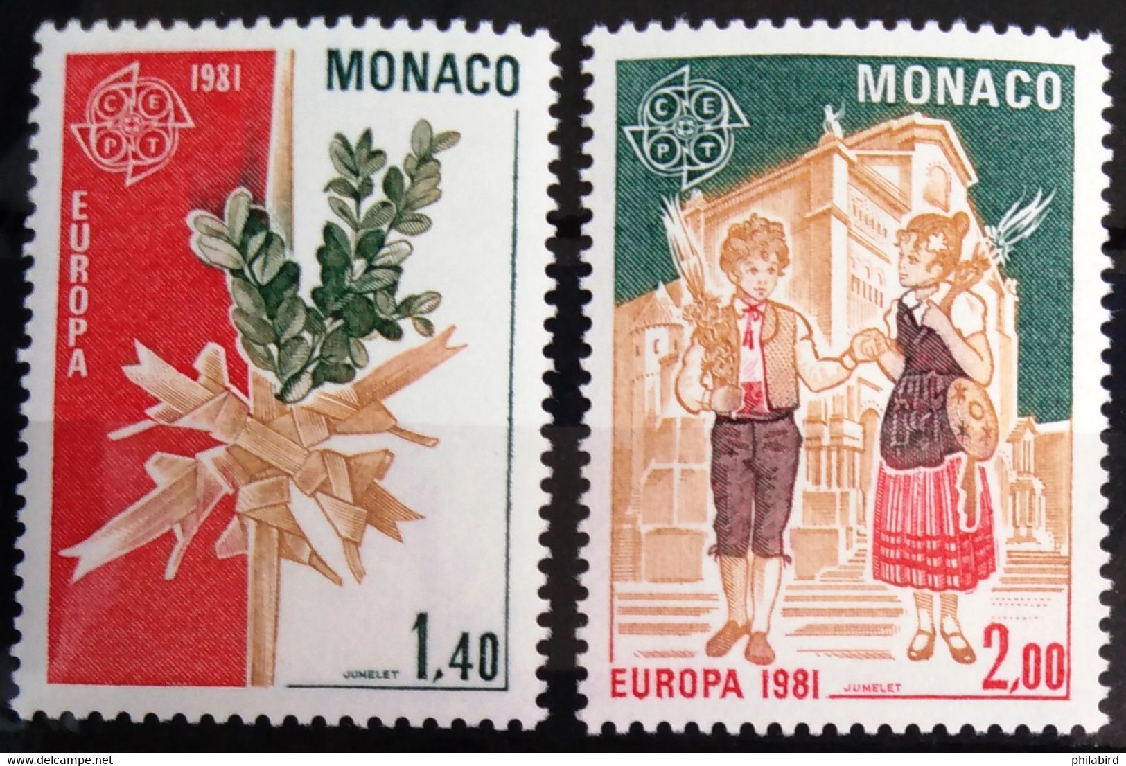 EUROPA 1981 - MONACO                    N° 1273/1274                        NEUF** - 1981