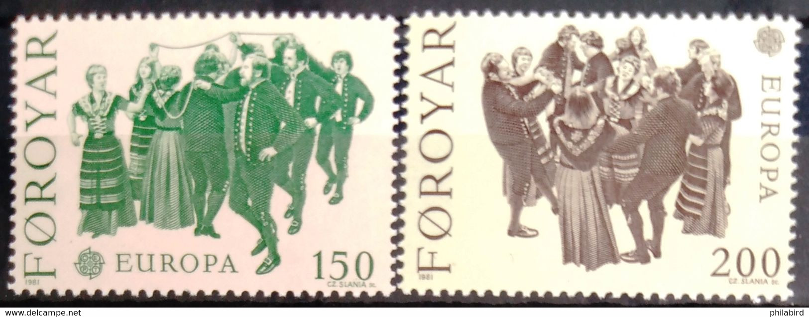 EUROPA 1981 - FEROE                    N° 57/58                        NEUF** - 1981