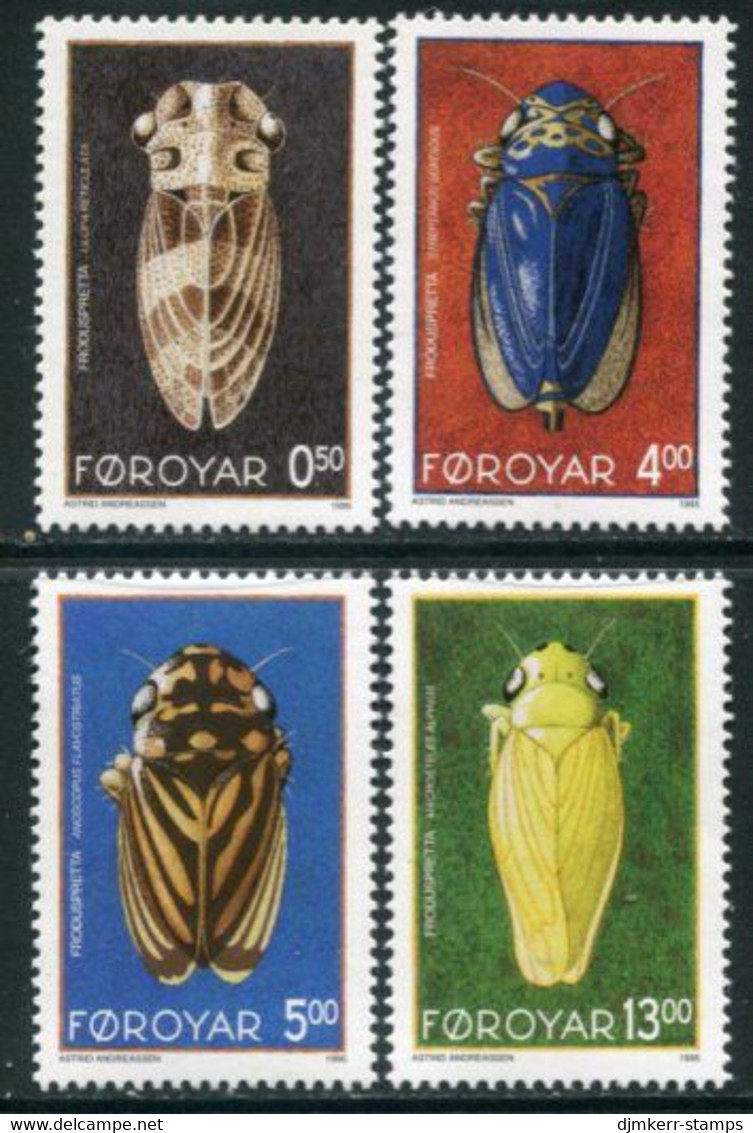 FAROE ISLANDS 1995 Leafhoppers  MNH / **.  Michel 272-75 - Faroe Islands