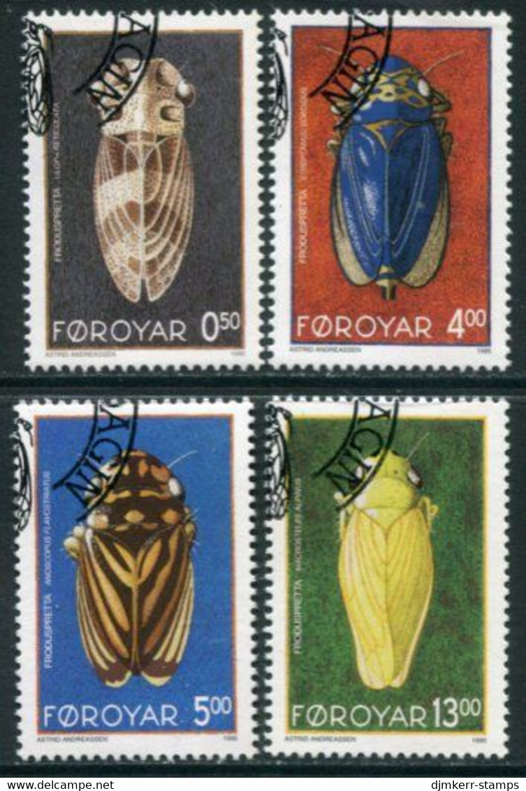 FAROE ISLANDS 1995 Leafhoppers  Used.  Michel 272-75 - Faroe Islands