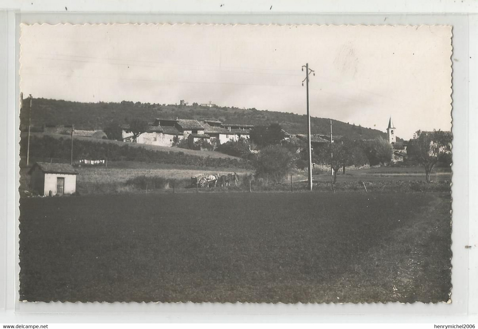 04 Basses Alpes Le Brusquet Vue Générale Style Carte Photo Ed Azur - Other & Unclassified