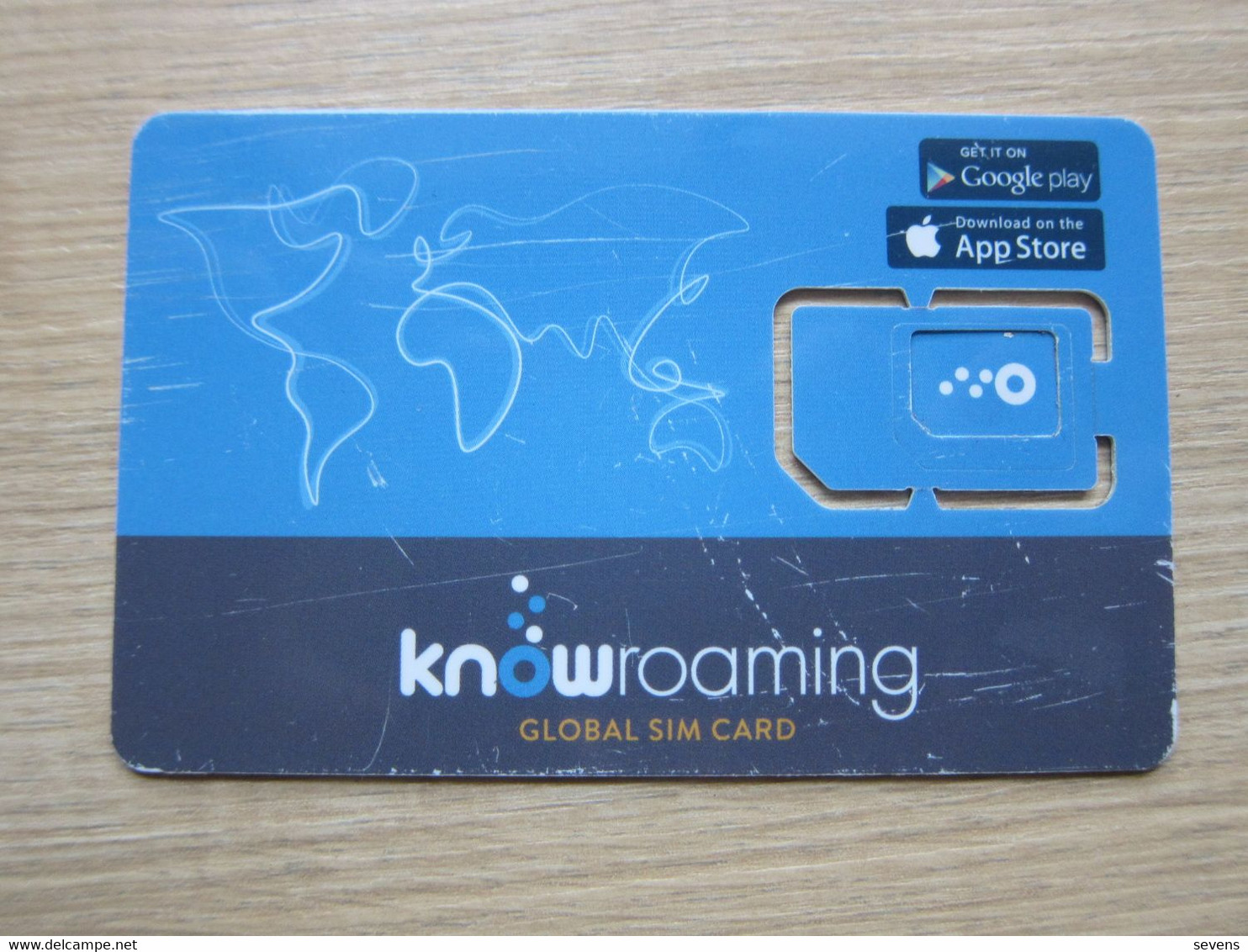 KnowRoaming Global SIM Card, The Nano Chip Moved,with Some Scratch - Other & Unclassified