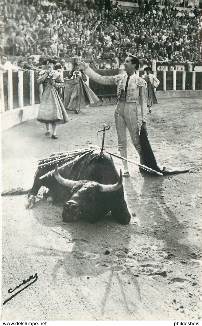 CORRIDA  Luis Miguel  Demi Estocade  Matador , Toréro - Stierkampf