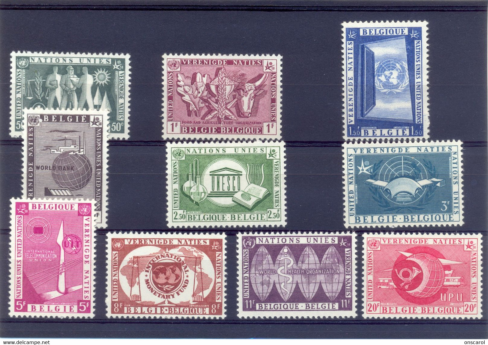 1053/1062 Postgaaf MNH ** PRACHTIG - Unused Stamps