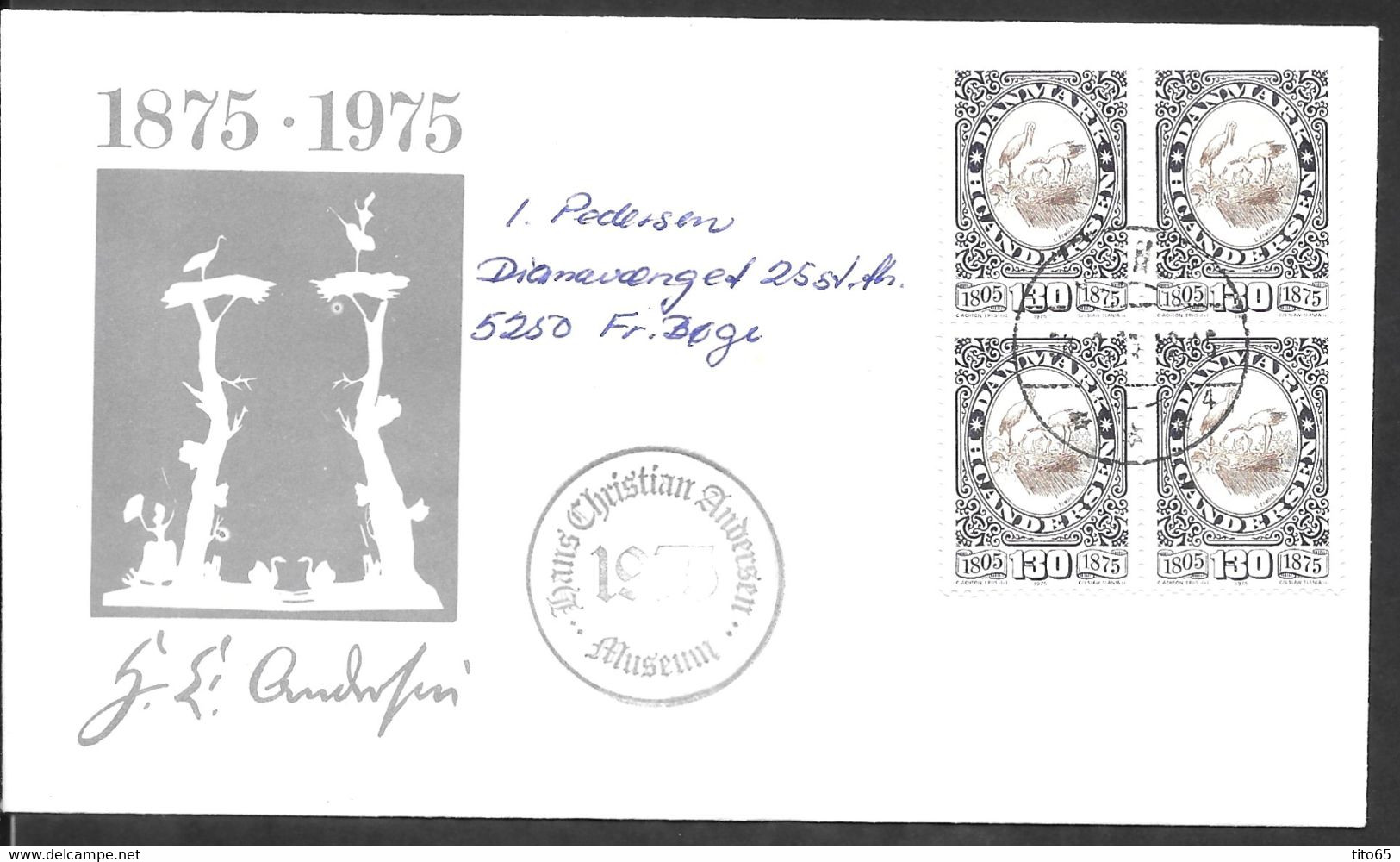 JP AFA   596   1975    Denmark Letter - Maximumkaarten