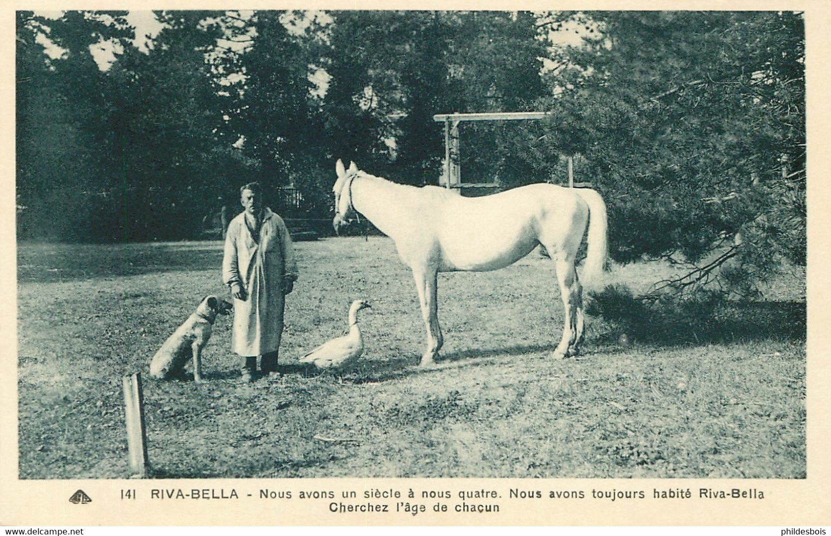 CALVADOS  RIVA BELLA  Nous Avons Un Siecle A Nous Quatre Etc .... - Riva Bella