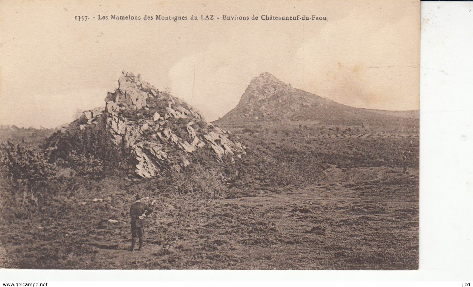 29-  Environs De Chateaunneuf Du Faou Les Mamelons Des Montagnes Du Laz - Châteauneuf-du-Faou