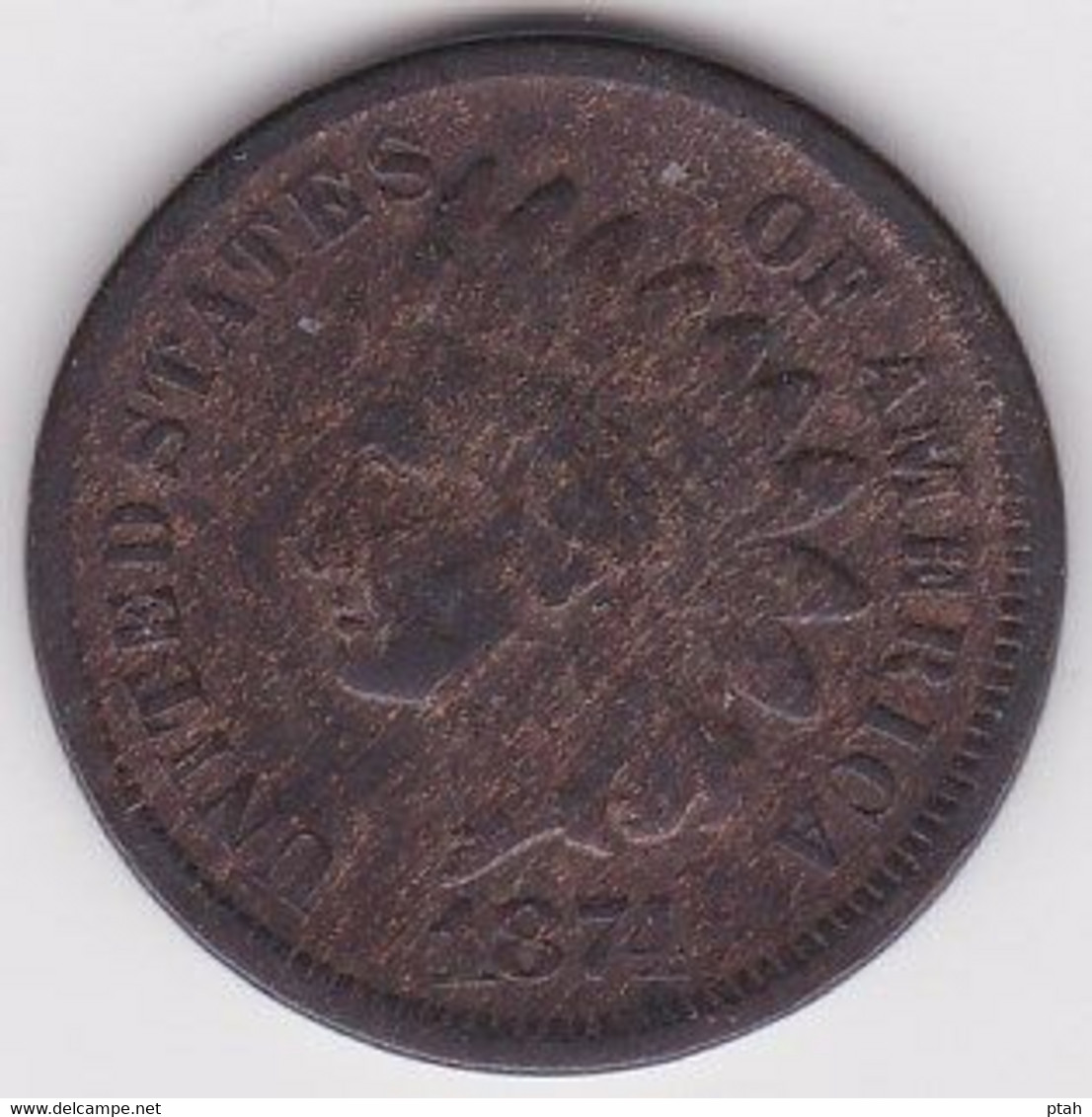 USA, 1 Cent 1874 - 1859-1909: Indian Head