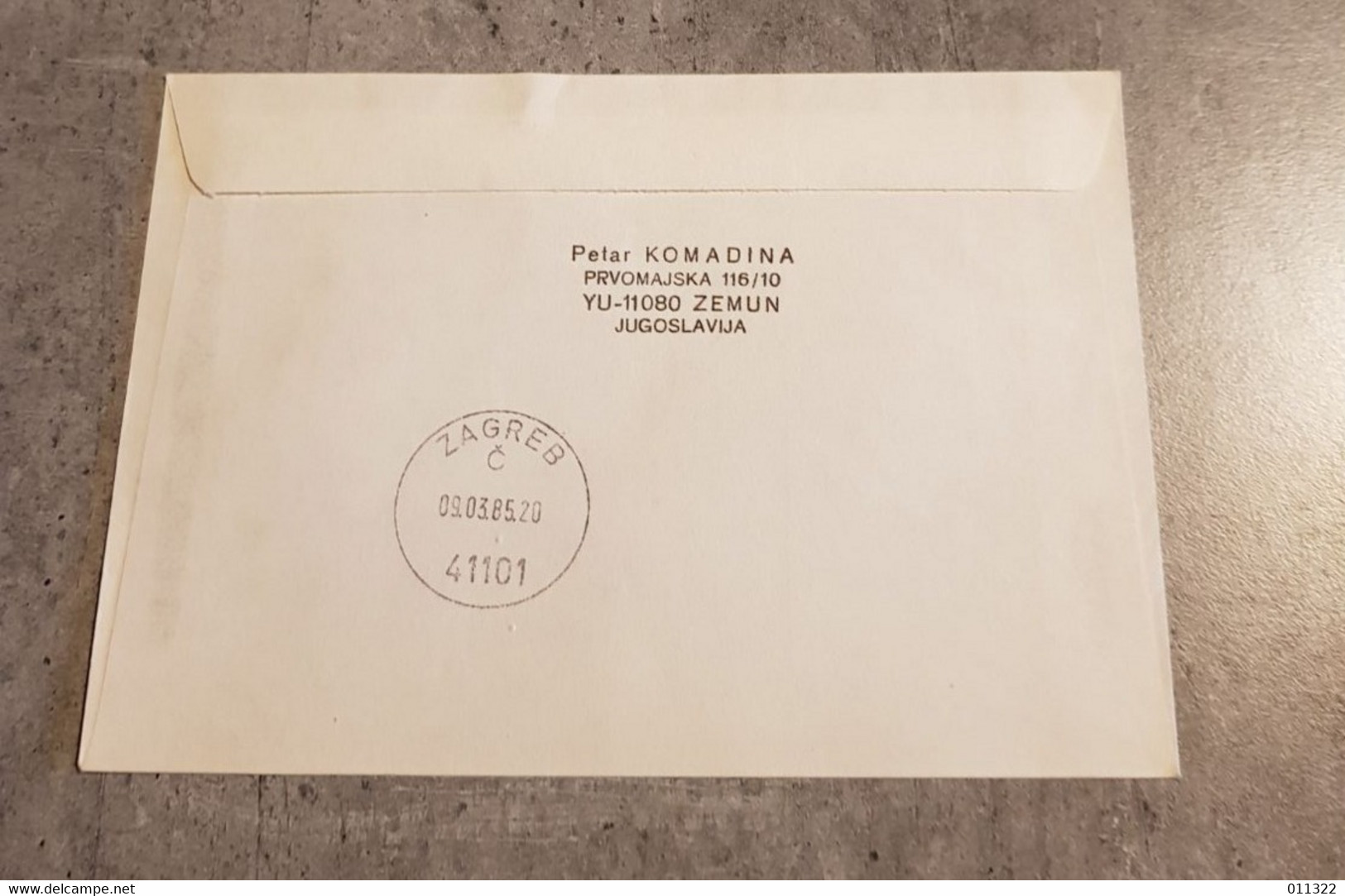 YUGOSLAVIA COVER EXPRES CIRCULED SEND TO ZAGREB YEAR 1985 - Airmail