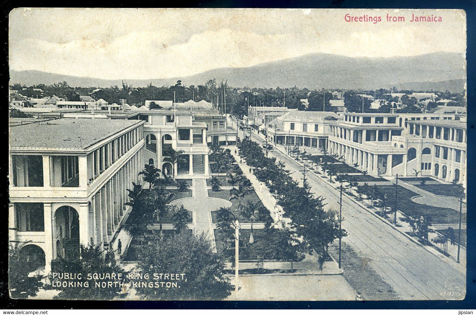 Cpa Des Antilles Jamaique - Greetings From Jamaica -- Public Square King Street , Looking North Kingston JA22-61 - Jamaïque