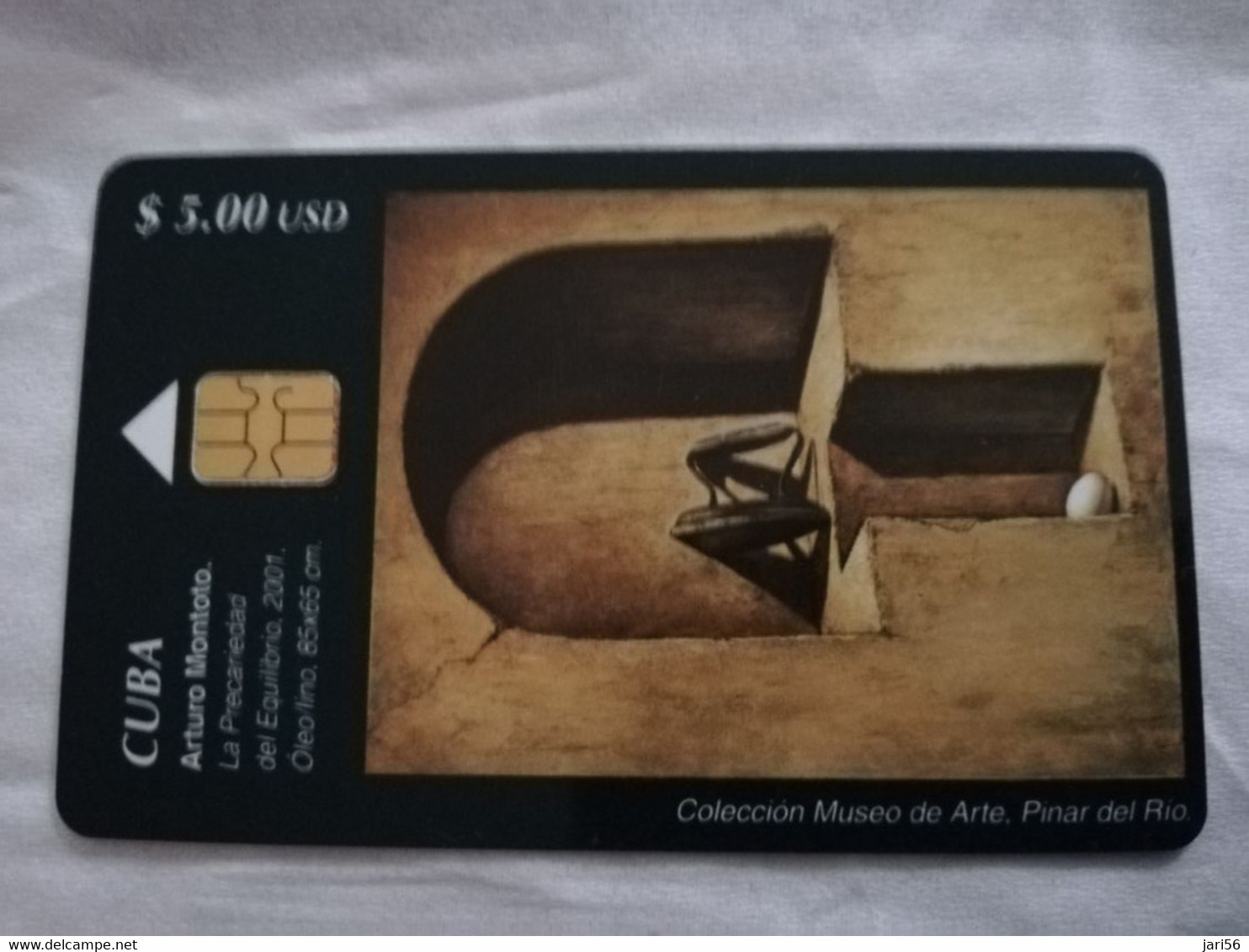 CUBA $5,00   CHIPCARD   ARTURO MONTOTO        Fine Used Card  ** 6818** - Kuba