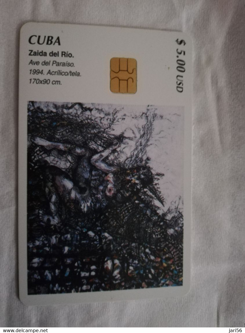 CUBA $5,00   CHIPCARD   ZAIDA DEL RIO            Fine Used Card  ** 6824** - Kuba