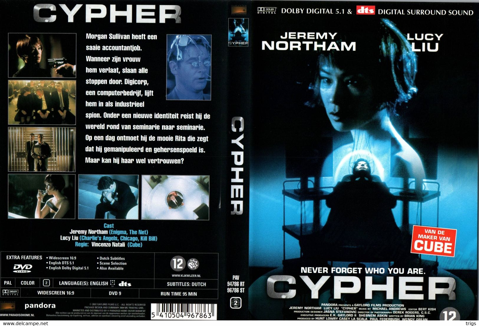 DVD - Cypher - Fantascienza E Fanstasy