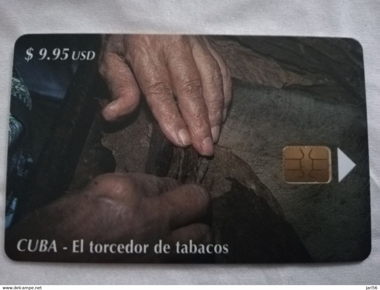 CUBA $9,95   CHIPCARD   EL TORCEDOR DE TABACOS               Fine Used Card  ** 6833** - Cuba