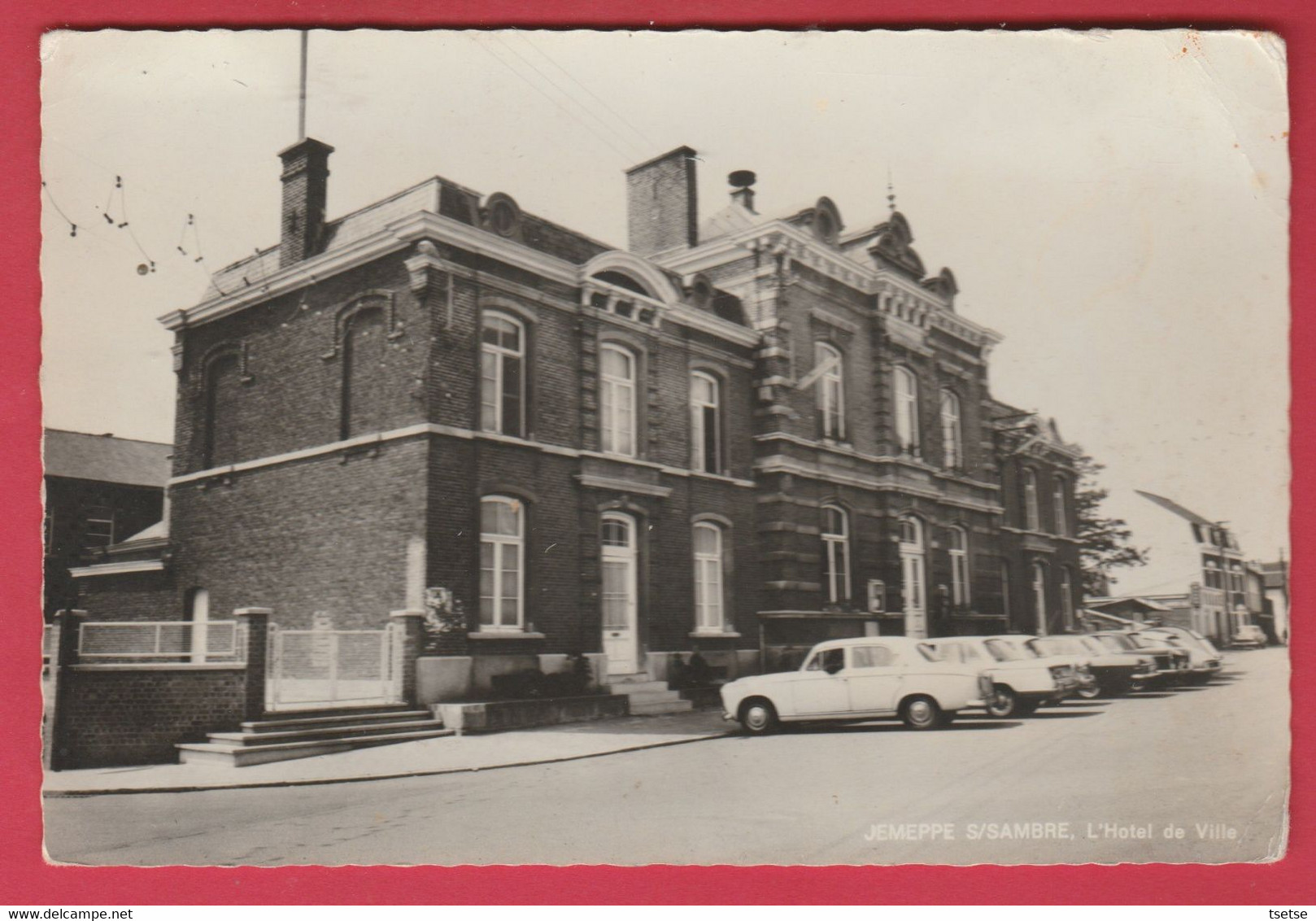 Jemeppe S /Sambre  - L'Hôtel De Ville ... Automobiles D'époque ( Voir Verso ) - Jemeppe-sur-Sambre