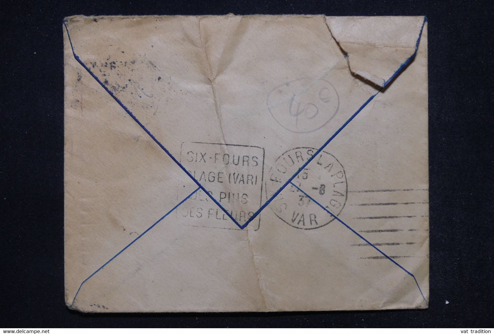 U.R.S.S.- Enveloppe Pour La France En 1937 - L 114356 - Briefe U. Dokumente