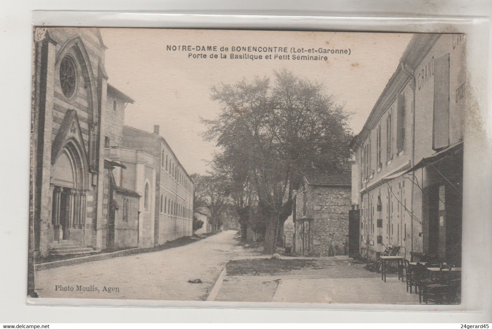 CPA BON ENCONTRE (Lot Et Garonne) - NOTRE DAME DE BON ENCONTRE : Porte Basilique Et Petit Séminaire - Bon Encontre