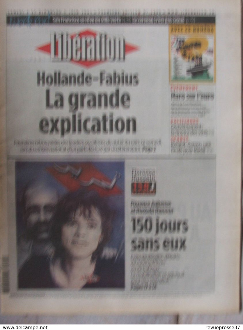 Journal Libération (4-5 Juin 2005) F Aubenas/H Hanoun/Enki Bilal - PS - L'Euro - Michael Jackson - Sèvres - Mu Zimei - 1950 - Nu