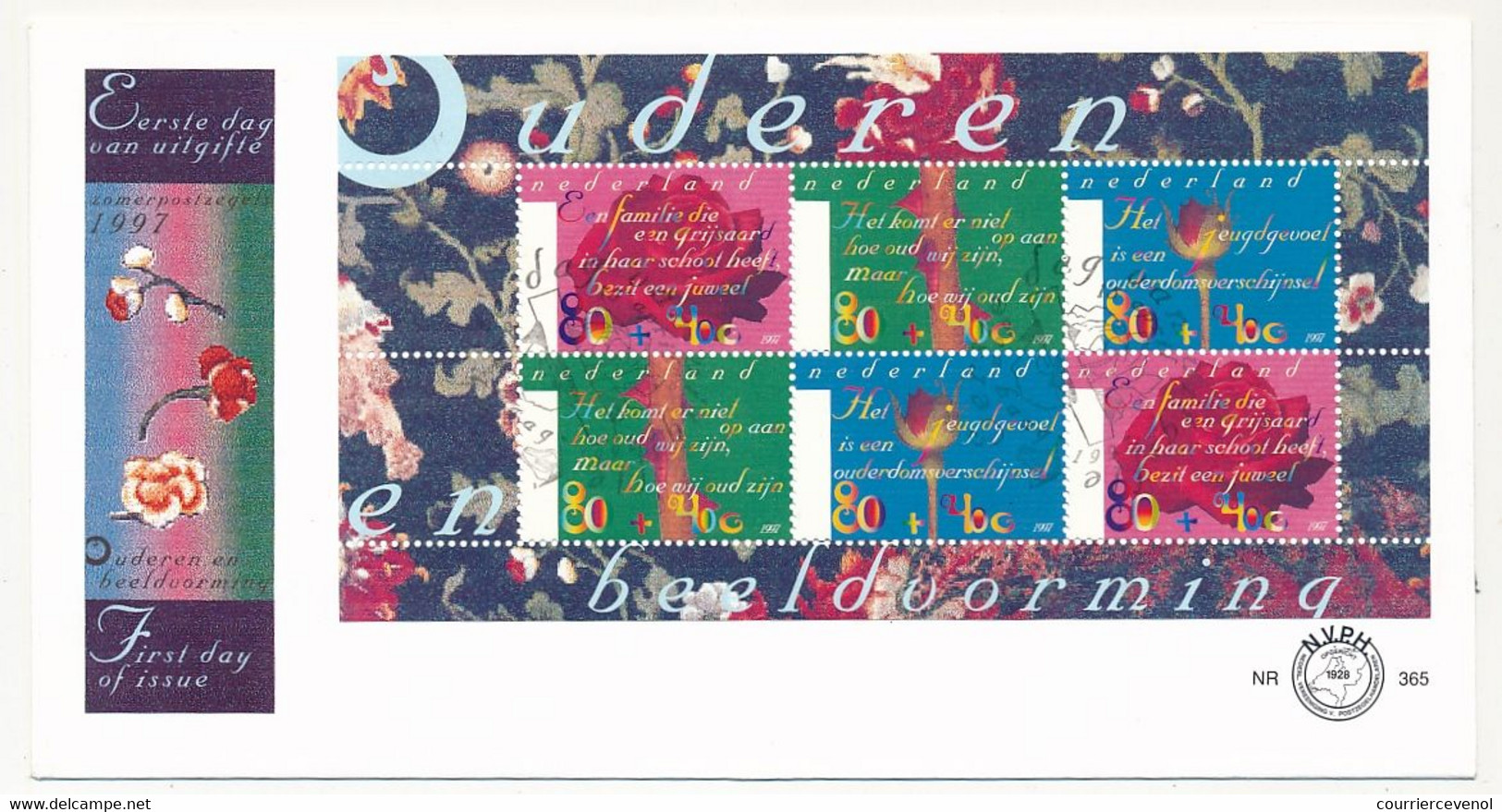 PAYS BAS - 2 Env. FDC -"Summerstamps - Elderly People And Representation" - Timbres D'été - 15 Avril 1997 - FDC