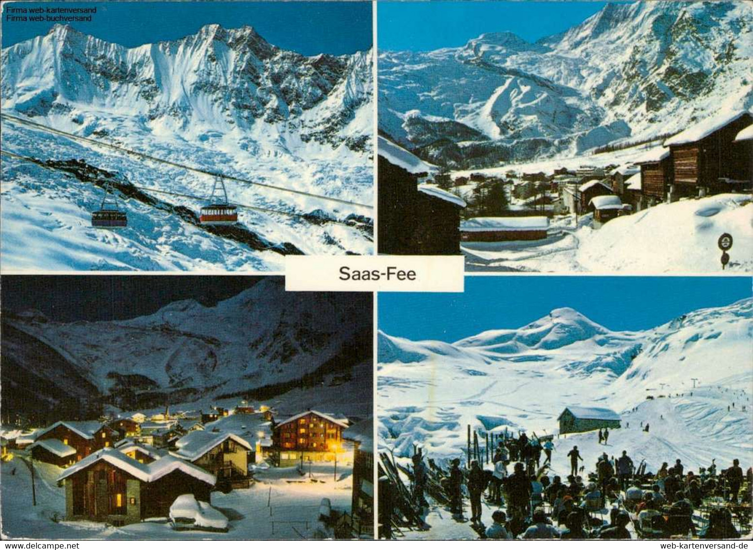 1105958  Saas-Fee Mehrbildkarte - Saas Im Prättigau