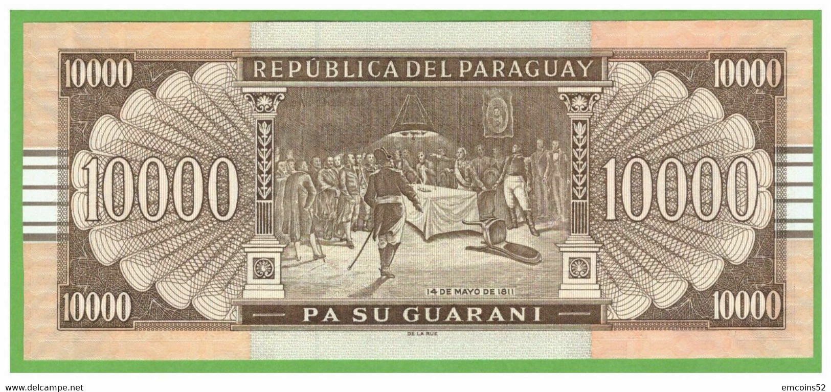PARAGUAY 10000 GUARANIES 2005  P-224b  UNC - Paraguay