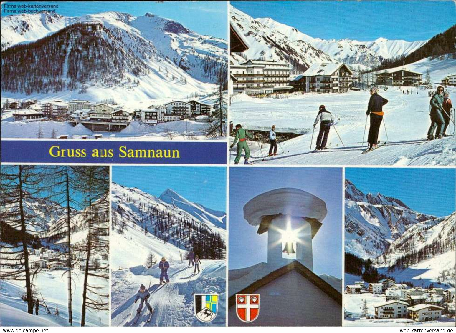 1107792  Gruss Aus Samnaun Im Unter-Engadin Mehrbildkarte - Samnaun