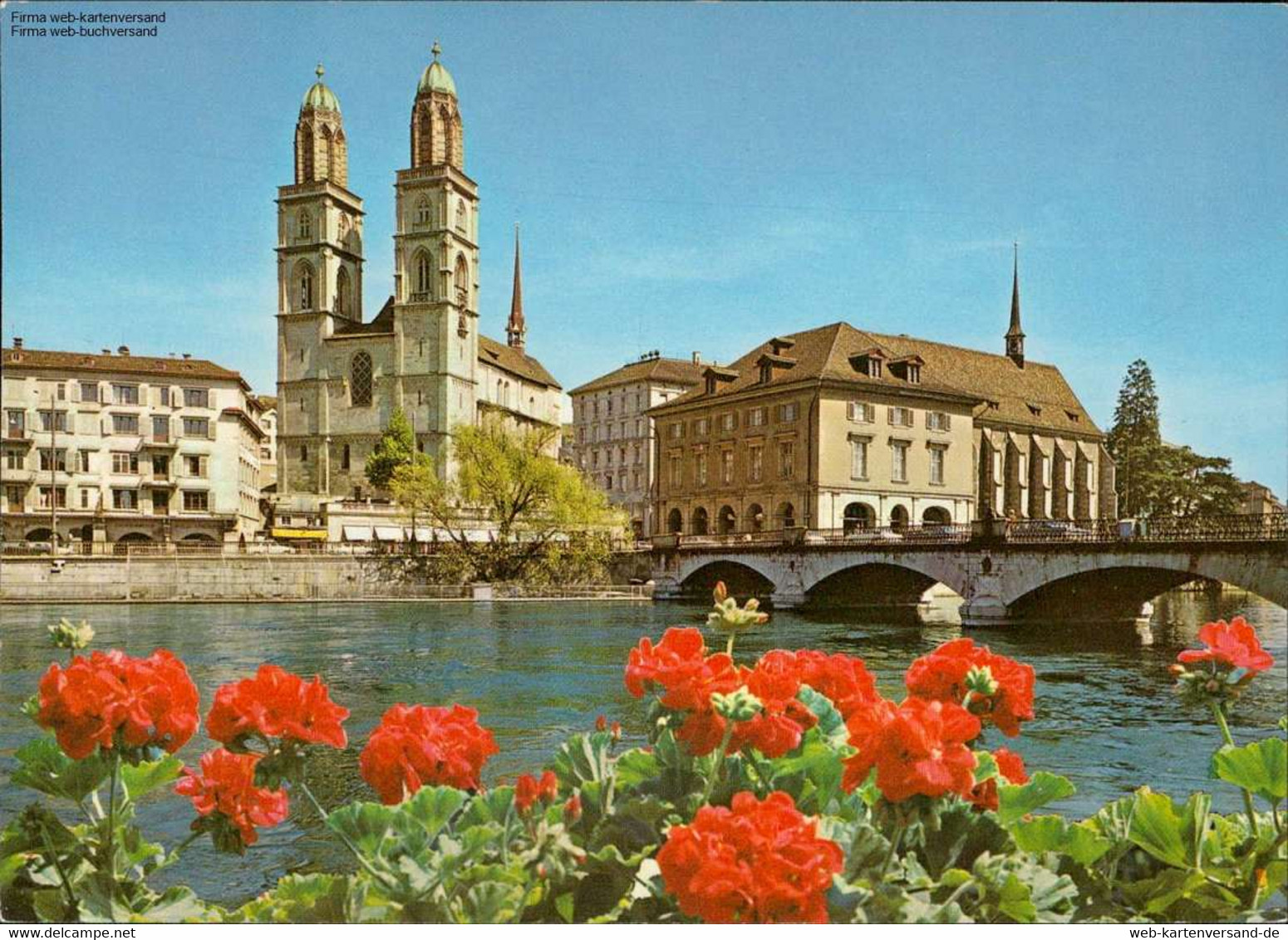 1107975  Zürich, Grossmünster, Helmhaus Und Wasserkirche - Elm