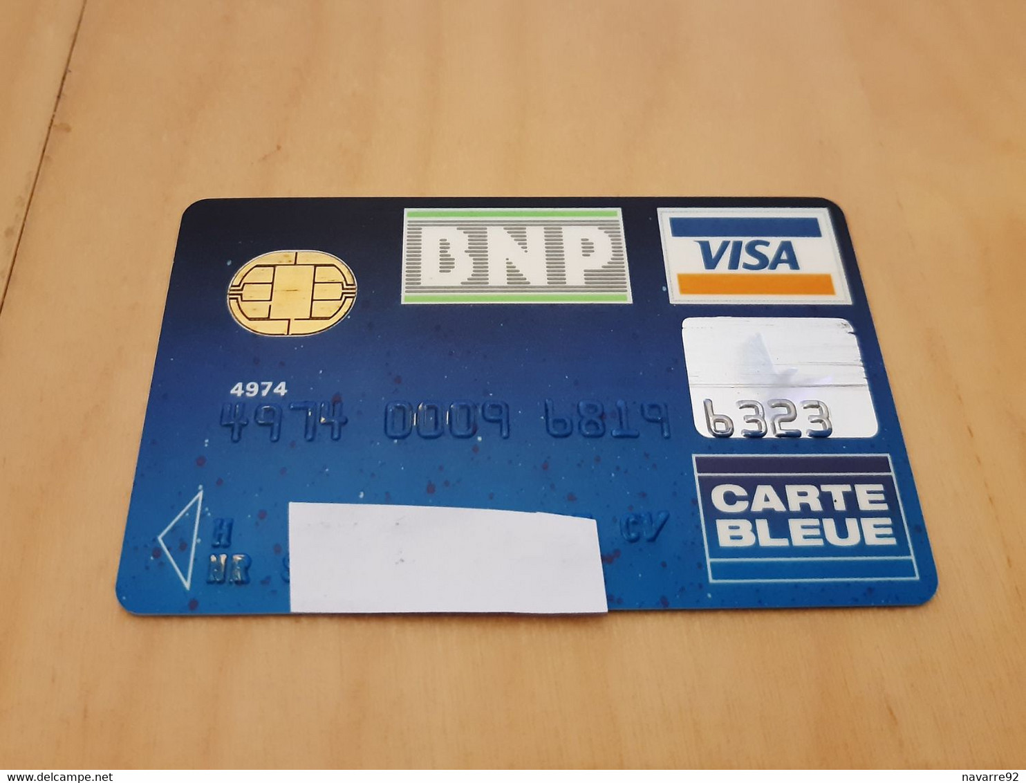 ANCIENNE CARTE A PUCE BANCAIRE BNP ANNEES 90 !!! - Cartes Bancaires Jetables