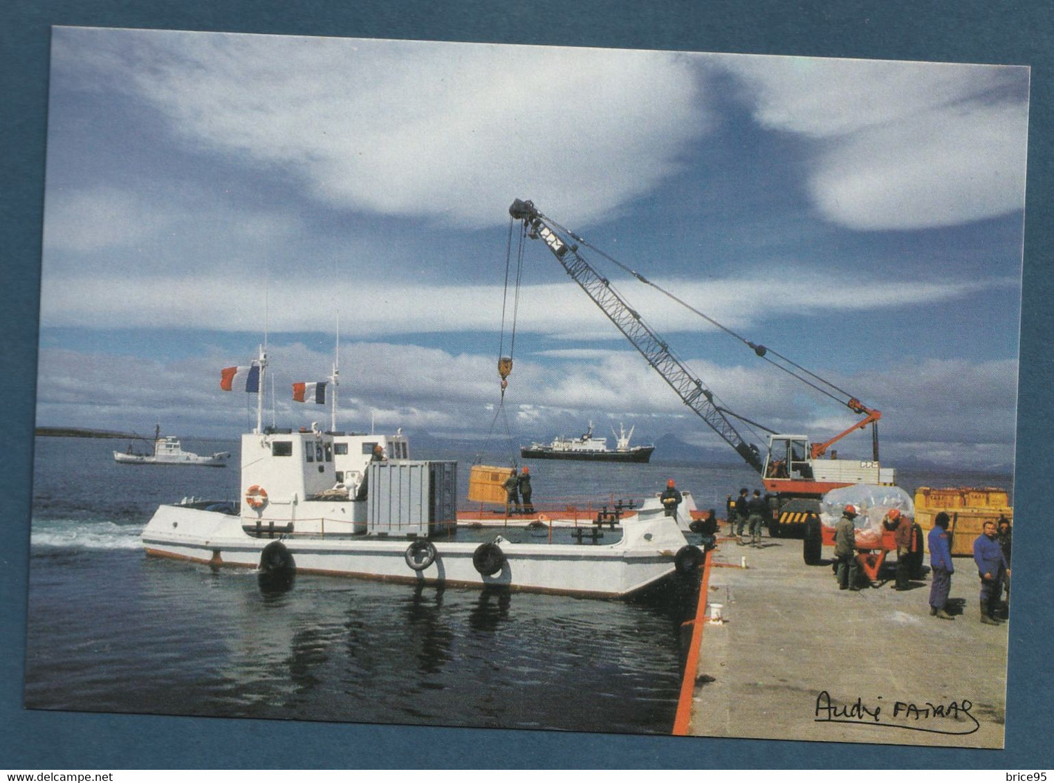 ⭐ TAAF - Carte Postale - La Cale Du Port Aux Français - Kerguelen ⭐ - TAAF : Territorios Australes Franceses