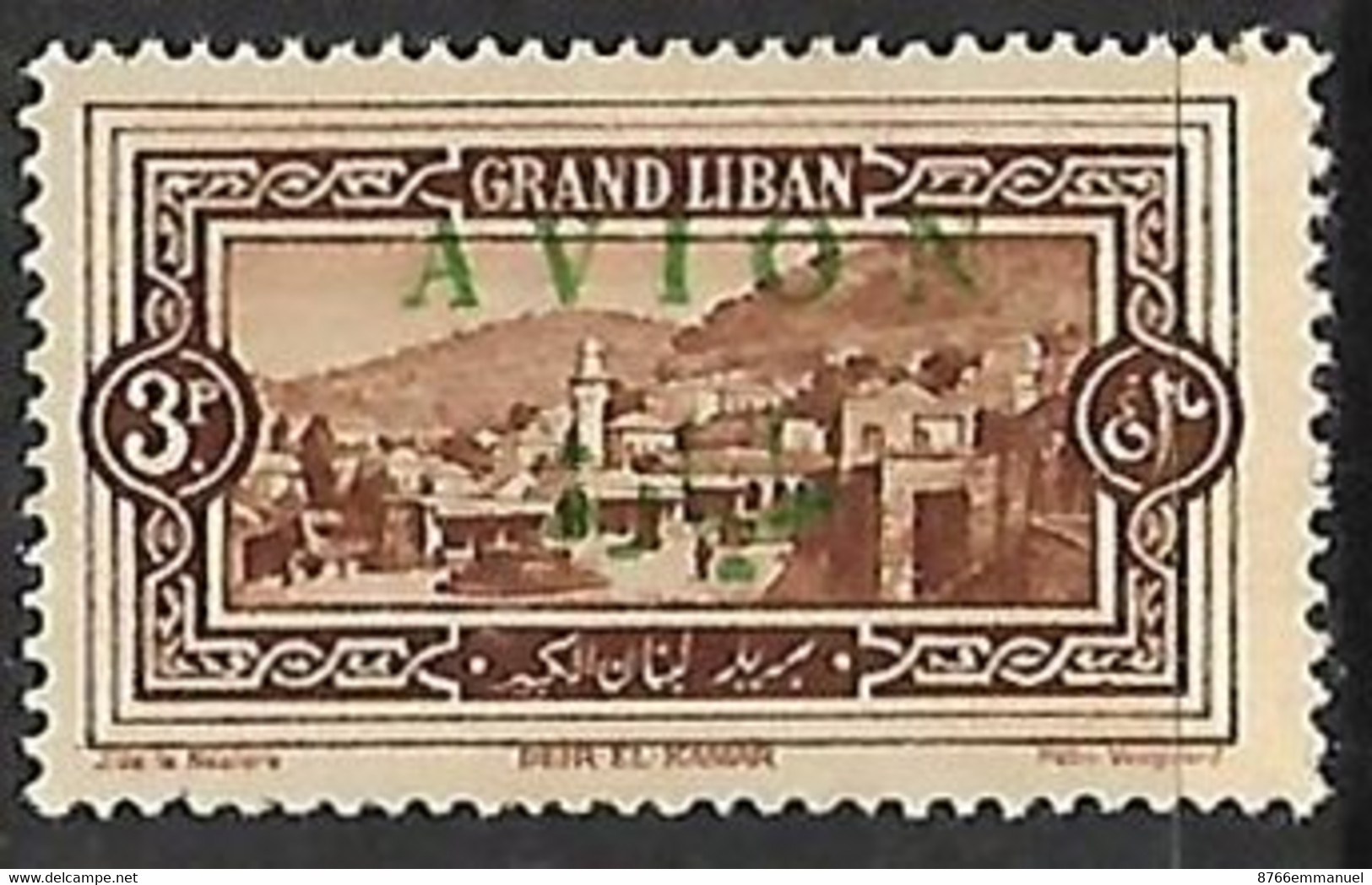 GRAND LIBAN AERIEN N°10 N* - Luchtpost